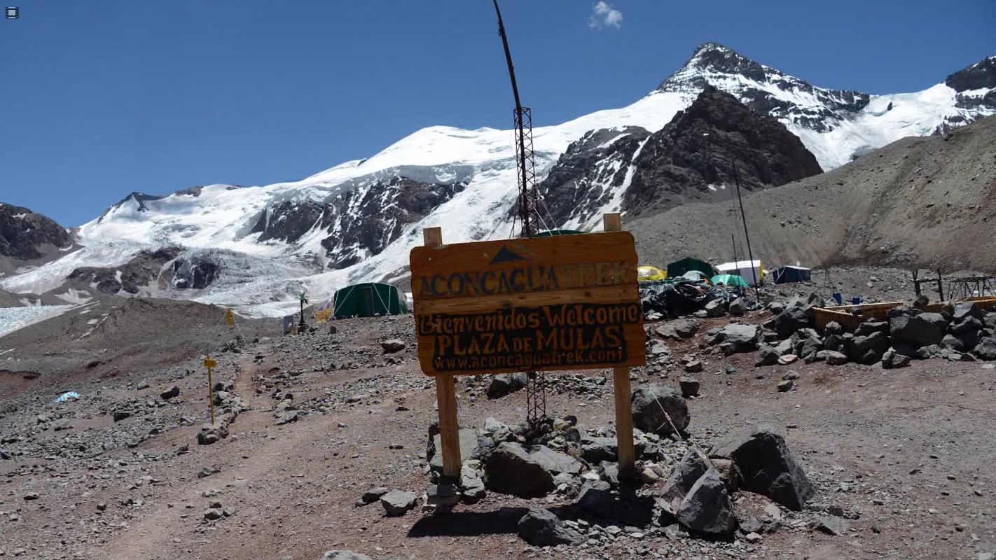 Climb Aconcagua 6 - Camp 3 Colera To Plaza de Mulas And Park Exit